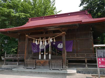 弘前市田町の熊野奥照神社拝殿