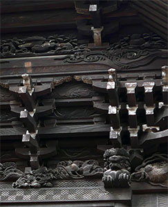 倉賀野神社本殿彫刻