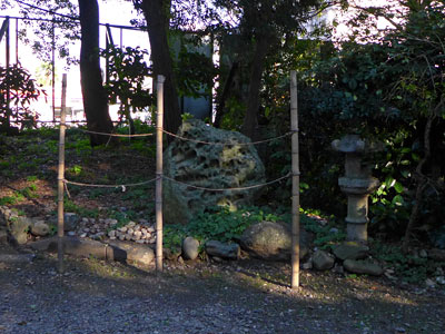 箕曲中松原神社境内の水鏡御拝所