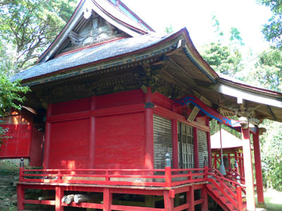 田代島の鹿島神社拝殿