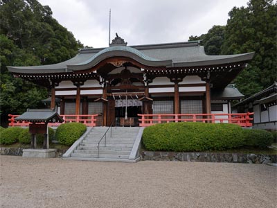 岡田國神社社拝殿