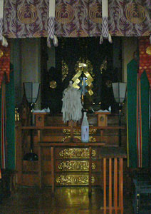 吉原神社拝殿内部