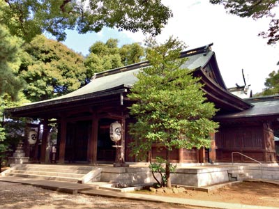 品川区大井の鹿嶋神社社殿