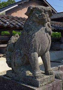 佛生寺神明神社狛犬（吽）