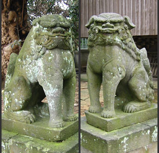 奴奈川神社狛犬