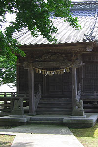 中野小屋の諏訪神社拝殿