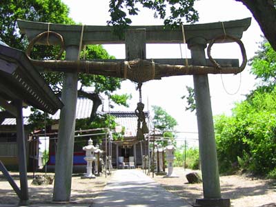 太郎代の白山姫神社二の鳥居