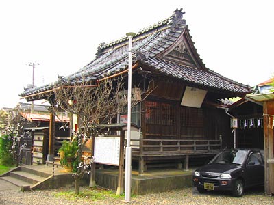白山浦の菅原神社拝殿