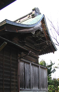 紫竹の諏訪神社本殿