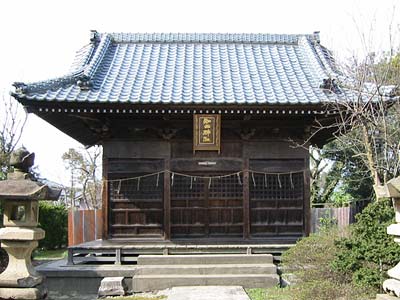 和田の和田神社拝殿