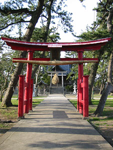 松浜本町の稲荷神社