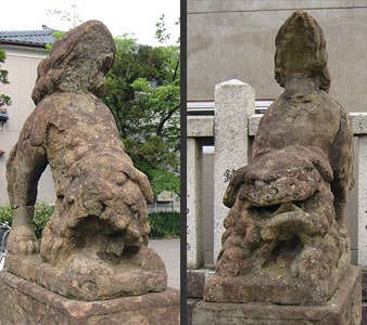 大野町諏訪神社の狛犬