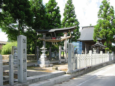 五泉市町屋の住吉神社