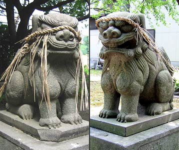 秋葉神社狛犬
