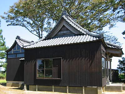 福田の諏訪神社拝殿