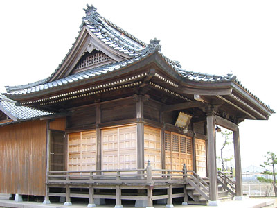亀田早通の諏訪社社殿