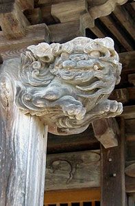 豊受神社拝殿彫刻