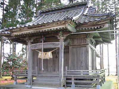 法柳新田の諏訪神社社殿