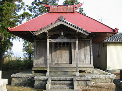 法柳の諏訪神社拝殿