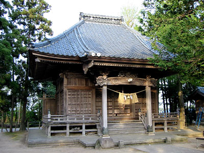 下黒瀬の日枝神社社殿