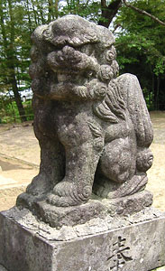 諏訪神社狛犬