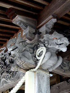 日枝神社拝殿装飾