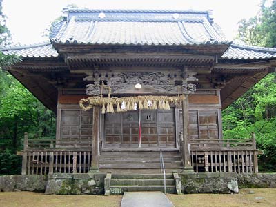 福井神社拝殿正面