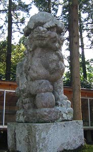 観音寺の金刀比羅神社狛犬