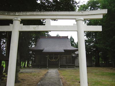 旧朝日村塩野町の熊野神社