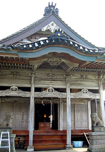 水嶋礒部神社社殿