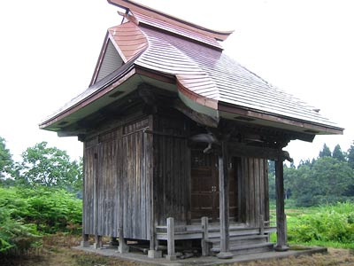 赤沢稲荷神社社殿
