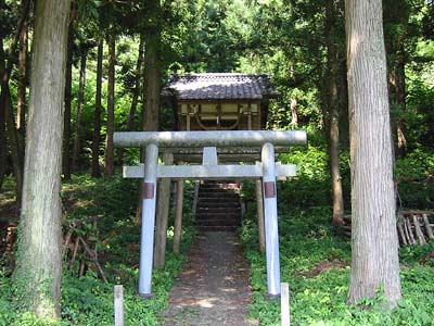 旧朝日村大須戸の山津見神社