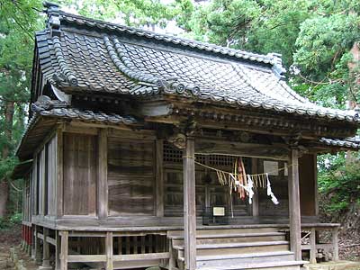 新潟神社拝殿