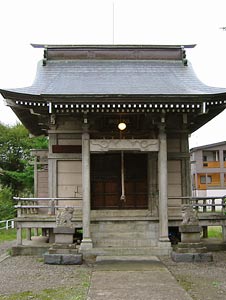住吉町の諏訪神社拝殿