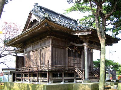 大関村古新田の神明宮社殿