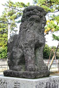 茨島神明社狛犬
