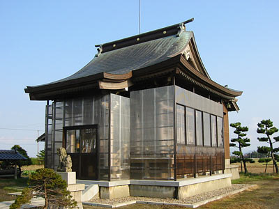 称名の日吉社社殿
