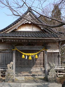 平松の熊野神社拝殿