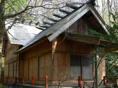 五ケ峠の八幡社社殿