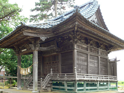 釣寄の諏訪神社社殿