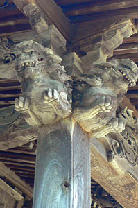 釣寄の諏訪神社社殿彫刻