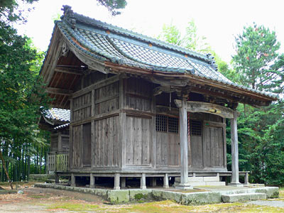 駒込の諏訪神社社殿
