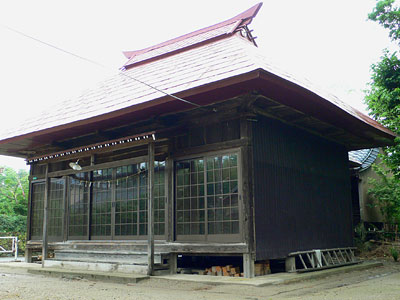 木津の日吉神社社殿