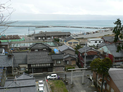 二見神社参道からの眺望