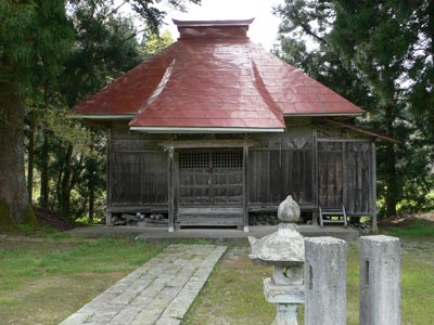 蛭野の諏訪神社社殿