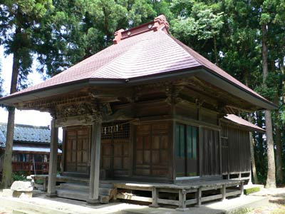 猿和田の若宮社社殿