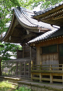 葛塚の稲荷神社本殿