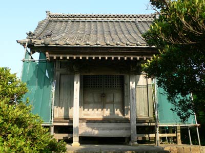 村上市長松の熊野神社社殿
