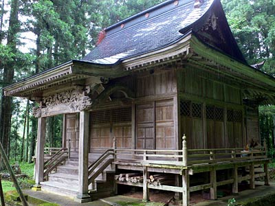 菅沼の愛宕神社拝殿
