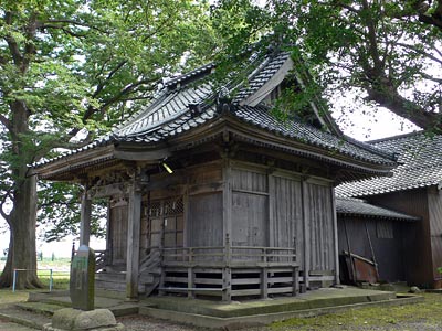 諏訪神社（津島屋）拝殿